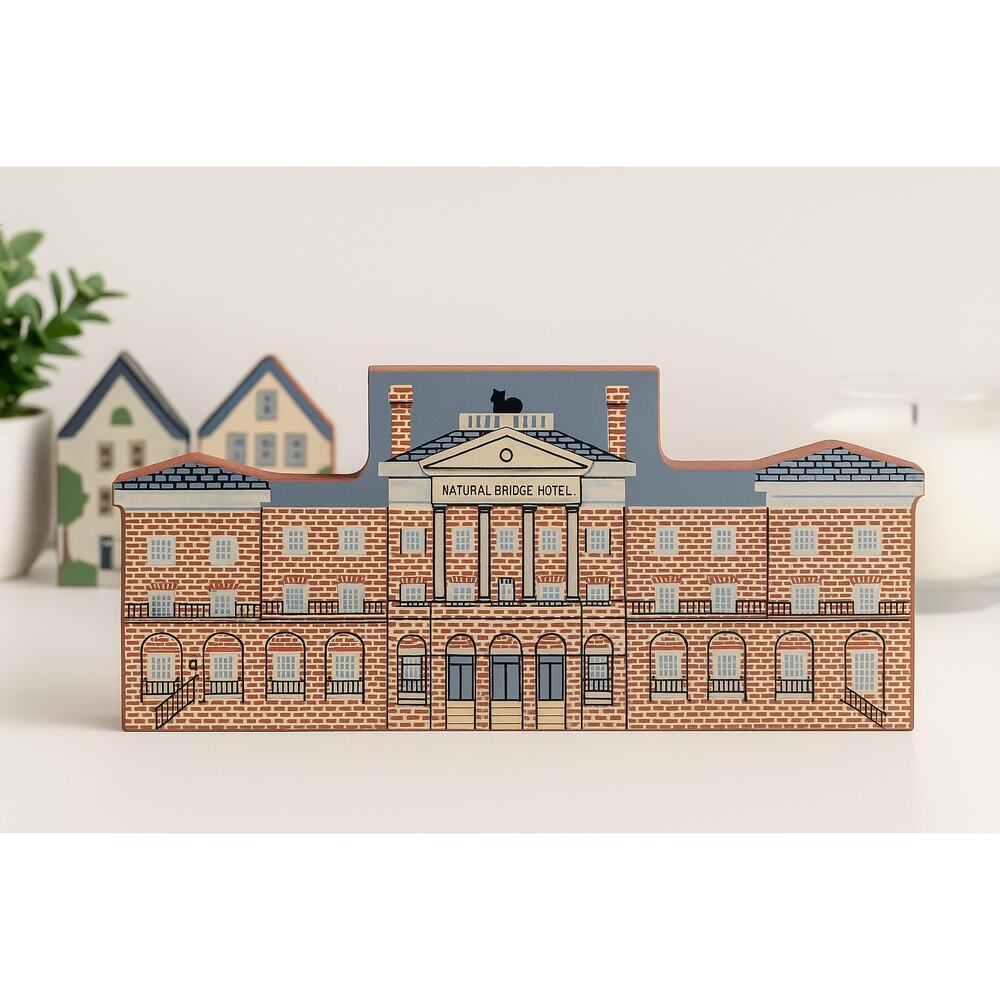 The Cat’s Meow Village Shelf Sitter – Natural Bridge Hotel, Virginia (1997)